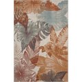 Lr Resources LR Resources ANTIQ81464BET537A Hibiscus Honey Botanical Tropical Woven Indoor & Outdoor Rectangle Area Rug ANTIQ81464BET537A